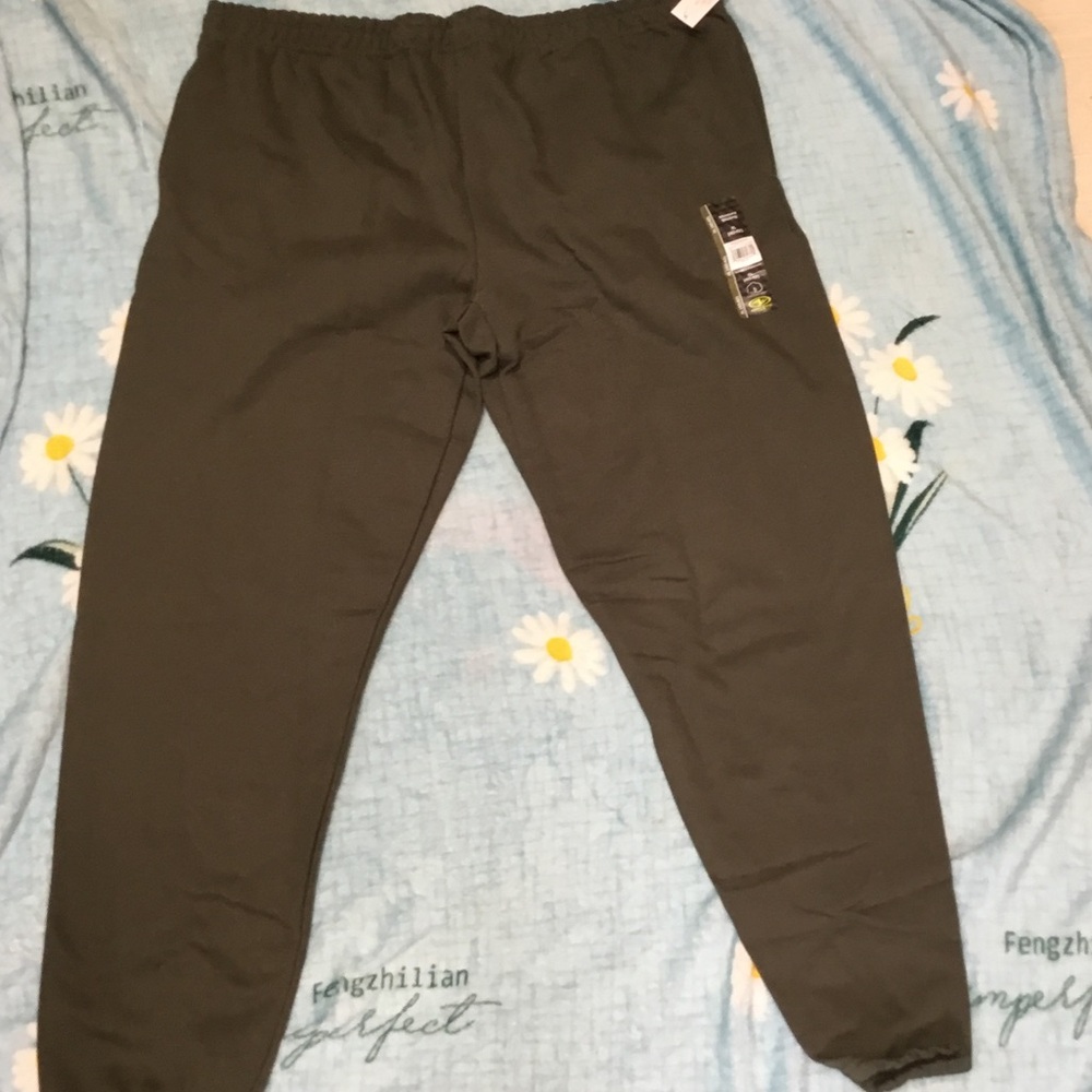 Athletic Works Olive Green Men's Jogger Sweatpants